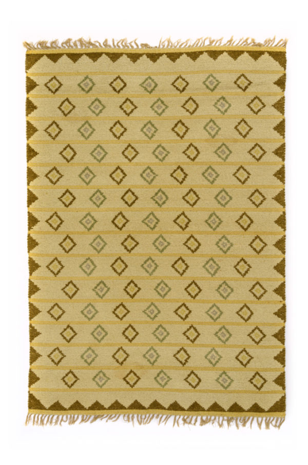 Scandinavian Mid-Century Short Pile Rug.