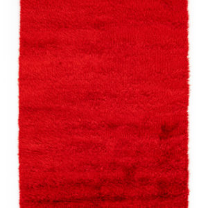 NOS Scandinavian design viscose rya rug by Axeco Svenska AB.